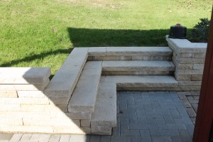 Escalier en bloc de béton - Ecublens