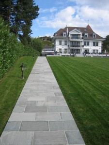 Passage en dalles de pierre - Paudex